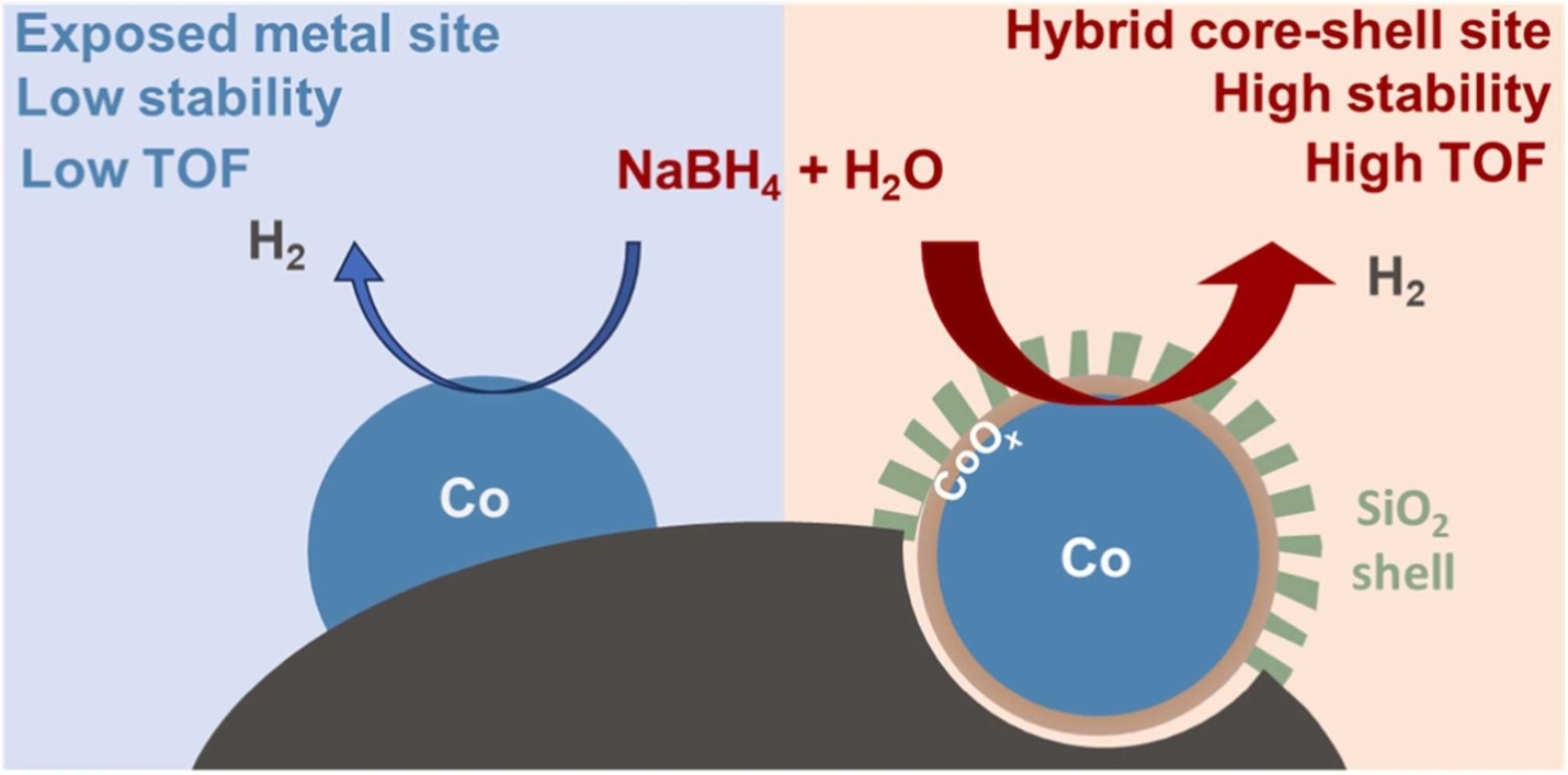 Co@SiO2/C catalyst shielded by hierarchical shell for robust hydrogen production